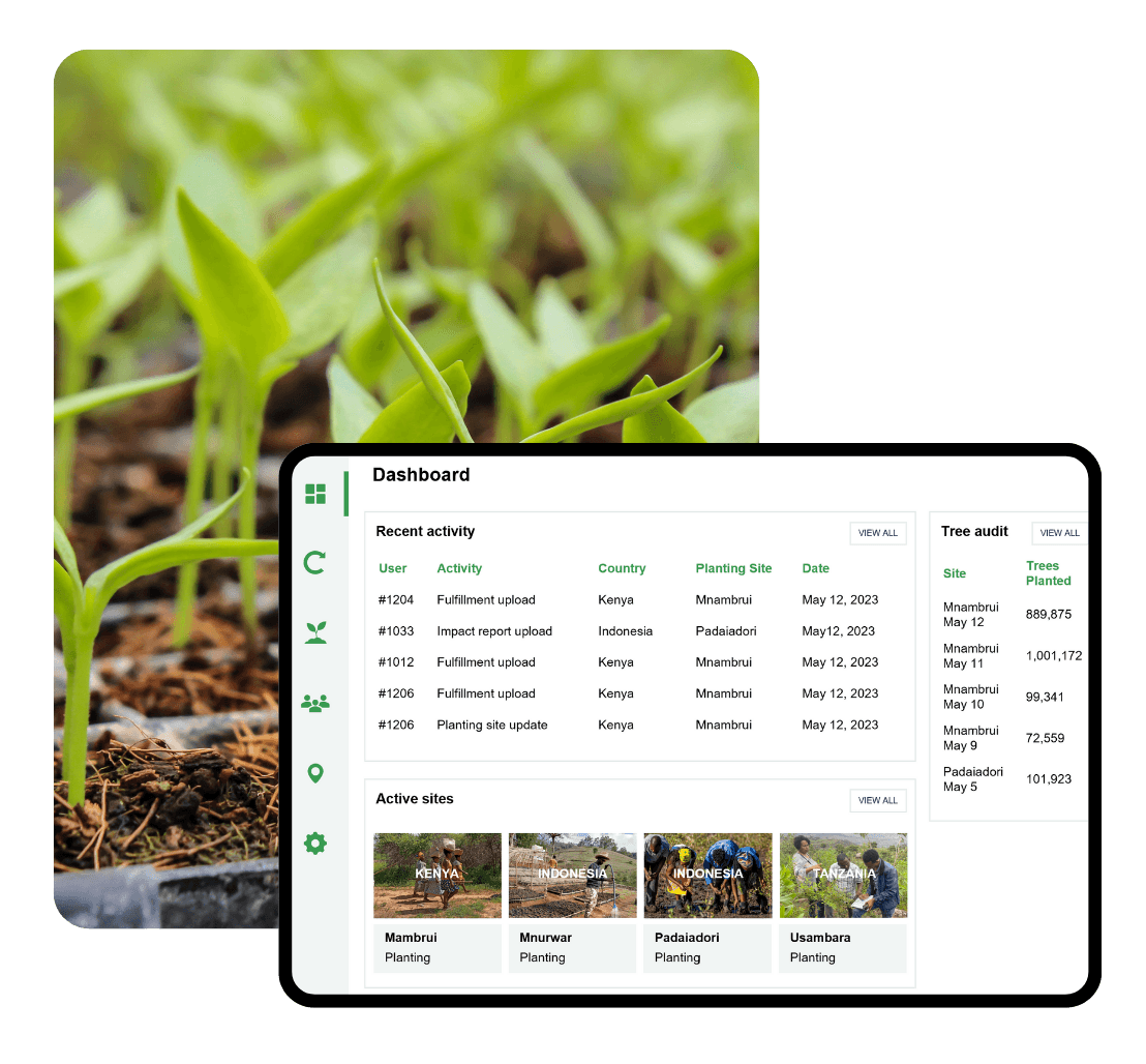 Reforestation Partner Dashboard
